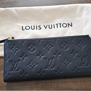 Louis Vuitton Emprient Adele black Monogram Wallet